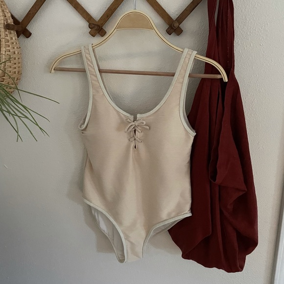 NWT Rylee + Cru One Piece Ribbed Swimsuit - Picture 12 of 12